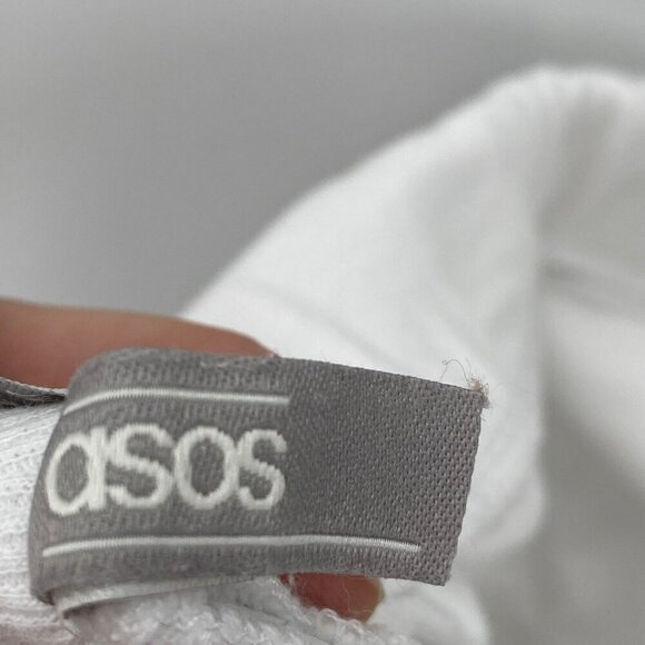 ASOS White Joggers Women's Size 8 - Picture 4 of 7